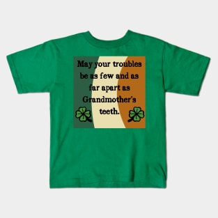 An Irish Blessing for St Patrick's Day Kids T-Shirt